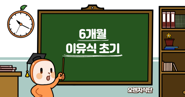 6개월 이유식 초기