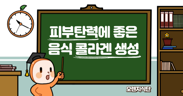 피부탄력에 좋은 음식 콜라겐 생성